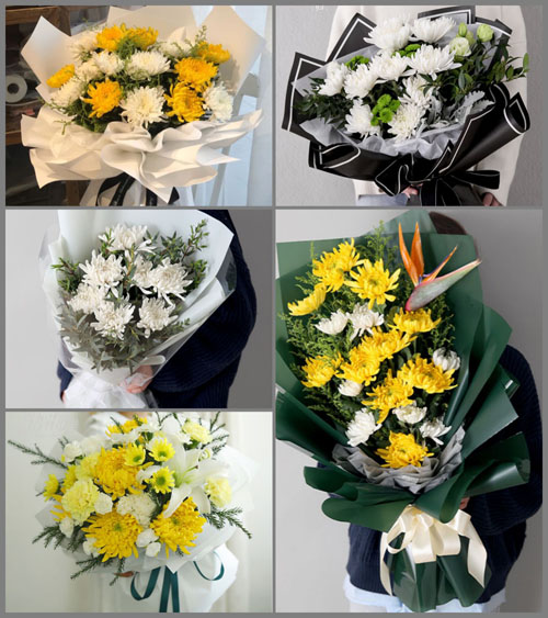 四川达州万源市玉带乡白事花束代送